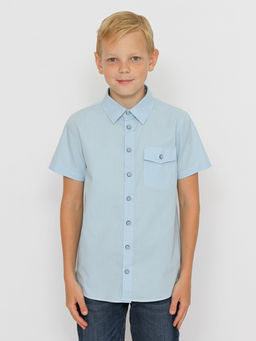 CRB wear/CWJB 63282-43 Рубашка для мальчика,голубой/Ex.Cherubino