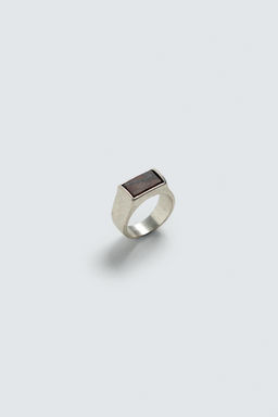 ANILLO SELLO PIEDRA / Plata - Zara фото 4