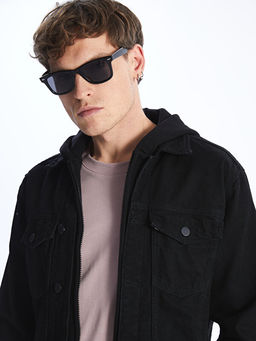 Standart Kal?p Erkek Jean Ceket