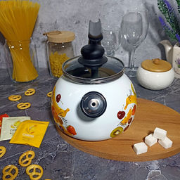 Чайник для плиты 2,0л 1RA12 белосн. со св. Fruits