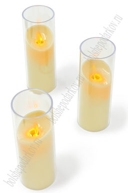 Набор свечей светодиодных на батарейках 15*5 см (12 шт) SF-7552, №6