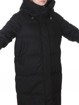 H24-620 BLACK Куртка зимняя женская (200 гр. холлофайбер)