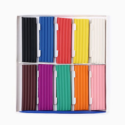 Пластилин 10 цветов мягкий 200 г со стеком - Artfox study фото 5