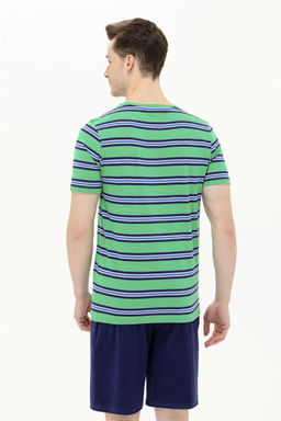 U. S. Polo Assn Мужская зеленая футболка с круглым вырезом - U.s. polo assn фото 12