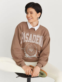 Свитшот PASADENA свободного силуэта