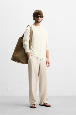 LYOCELL BLEND TROUSERS - Zara фото 9