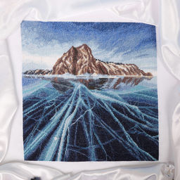 Набор для вышивания PANNA Золотая серия PS-7231 Россия. Озеро Байкал 25 х 25 см