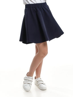 Юбка для девочки в школу синяя форма Солнце 22-4788 синий - Mini maxi фото 4