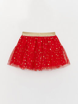 Beli Lastikli Desenli K?z Bebek Etek