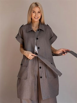 жилет лен - Волтри фото 4