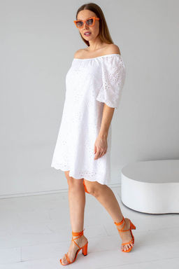 Платье А-344ш белый - Angelika фото 2