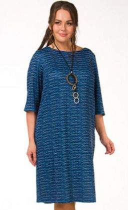 1857/1 платье из меланжевого трикотажа - Ckc collections фото 5