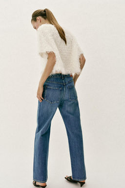 TOP PUNTO FLECOS / Crudo - Zara фото 3
