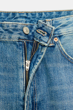 TRF RIPPED BAGGY FOLDED JEANS - Zara фото 21