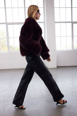 Bej Oversize Kal?p Kurk Mont TWOAW25MO00035 - Trendyolmilla фото 12