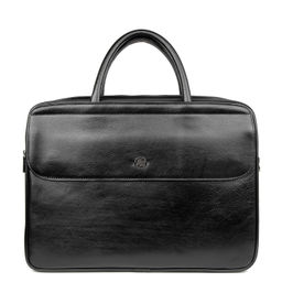 9501-1 black, Мужская кожаная сумка "тоут", Barcelo Biagi
