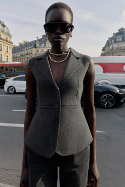 TAILORED KNIT WAISTCOAT - Zara фото 4