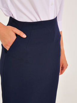 Юбка с цельнокроеным поясом