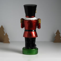 Фигурка полистоун Щелкунчик-гусар в красном мундире, с барабаном, 11?9.5?26.5 см