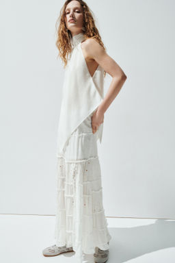 Maxifalda con bordado ingl?s - H&m фото 2
