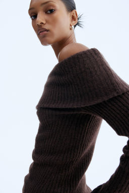 Top off-the-shoulder en punto de canal? - H&m фото 8