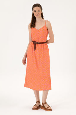 Kad_n Fu_ya Dokuma Elbise Sepette S_rpriz _ndirim - U.s. polo assn фото 3