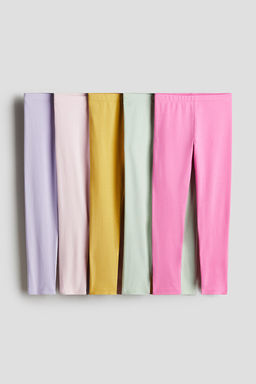 Pack de 5 leggings de punto