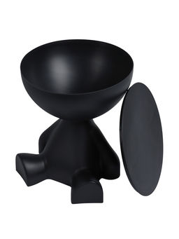 Столик журнальный, 370×370×410 мм, цвет чёрный