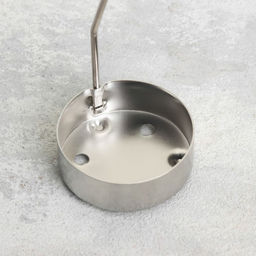 Подсвечник на 1 свечу «Карусель вращающаяся с ангелами», серебряная, металл