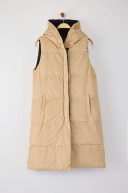 Trendyolmilla Siyah-Vizon Regular Yelek TWOAW25YE00109 фото 8