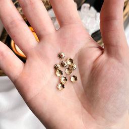 Шапочка для бусин (10 шт) - Радуга самоцветов фото 2