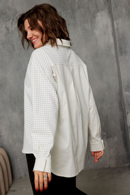 Рубашка BegiModa 4143 Сливочный