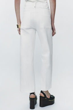 ZW COLLECTION WIDE-LEG HIGH-WAIST JEANS - Zara фото 62