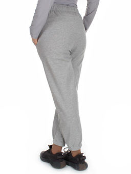J-01 GRAY Брюки спортивные женские (85% хлопок, 15% полиэстер)