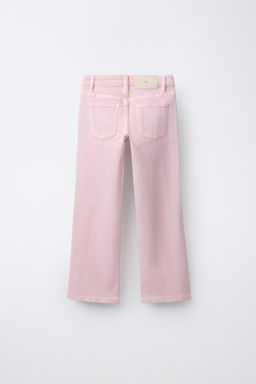 JEANS BOOTCUT TACHAS ABERTURAS / Rosa / Blanco - Zara фото 2
