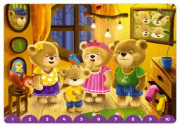 Собери картинки по цифрам и цветам. ДружиМишки - Робинс фото 3