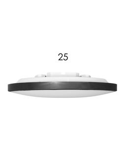 Светильник потолочный LED SPB-6 Slim Base, 24Вт, 5000К, d260 h58, без ПДУ, чёрный