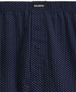 ATLANTIC 2MBX-079 Трусы боксеры Small Print - набор 2 шт. кобальт + темно-голубой  фото 4