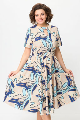 Блуза Swallow 803.2 черный+серебряный узор фото 1111