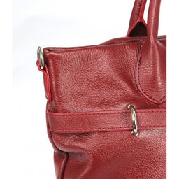 Сумка женская натуральная кожа OPI-99-27, 1отд, плечевой ремень, красный 265208 - Adelia фото 4