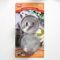 Форма для выкладки с прессом и трафаретом «Любовь», 8×4 см