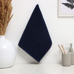 Полотенце махровое Этель 30*60 см, цв. тёмно-синий, 100% хлопок, 340 г/м2