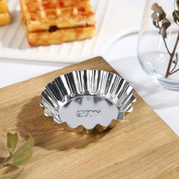 Цена за 25 шт. Форма для выпечки, d=8 см, h=2 см, жесть