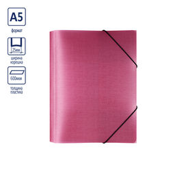 Expert Complete Trend ICEberries Папка на резинке A5 600 мкм 25 мм лён 1 шт. брусника EC210425070