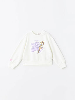Bisiklet Yaka Lola Bunny Bask?l? K?z ?ocuk Sweatshirt