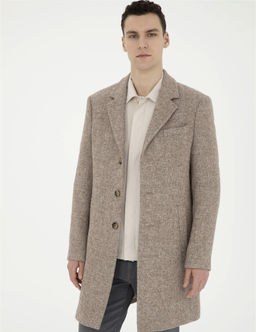 Kahverengi Y_n Kar___ml_ Slim Fit Ka_e Kaban - Pierre cardin фото 3