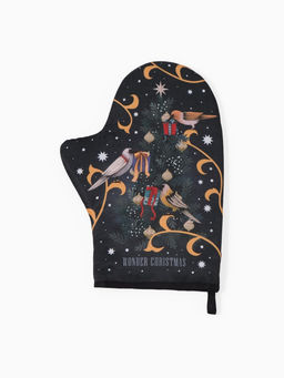 Кухонный набор «Этель» Wonder christmas: варежка-прихватка 20×28 см, прихватка 19×19 см
