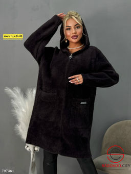 кардиган теплый с капюшоном - Bruno фото 2