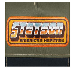 Бейсболка STETSON арт. 7751196 TRUCKER CAP CHROME (синий / оливковый)  фото 4