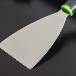 Лопатка-скребок Доляна Lime, 23,58 см, цвет чёрно-зелёный  фото 2